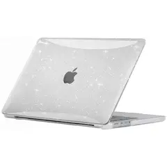 GENERICO - Funda Case para MacBook Air 13" M1 A1932 / A2179 / A2337- TRANSPARENTE ESCARCHADO