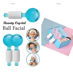 GENERICO - Masajeador Facial Frío ICE GLOBES Reduce Hinchazón y Poros