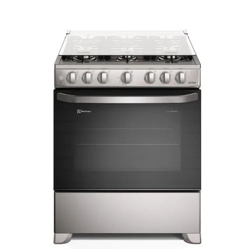 Cocina 6 Quemadores Efficient VaporBake y Parrilla Hierro Fundido Inox (FE6ISR)
