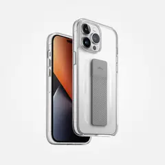GENERICO - Case Uniq Heldro Mount para iPhone 14 Pro - Transparente