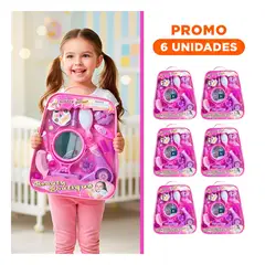 GENERICO - Pack6 Set de Maquillaje Didactico para Ninas para Estimular la Coordinacion