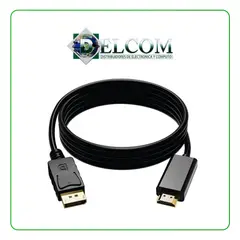 GENERICO - Cable DisplayPort a HDMI Delcom 1.8m 4K
