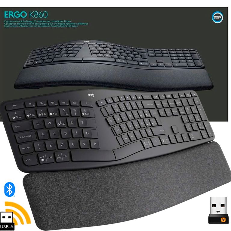 Teclado Ergonómico Ergo K860 Wireless Bluetooth