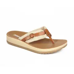 STHEF - SANDALIA MUJER CASUAL BEIGE 7775