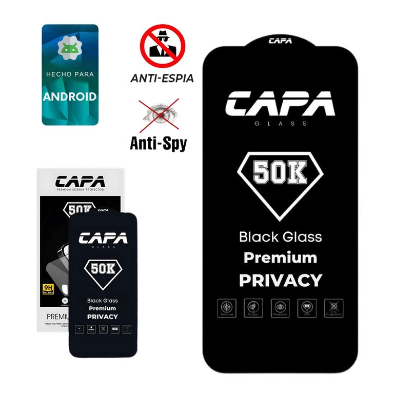 Mica Protector de Pantalla de Vidrio Premium 50K Antiespía para Samsung Galaxy A16