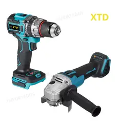 XTD - COMBO TALADRO PERCUTOR MÁS AMOLADORA BATERIA 118V