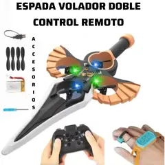 OEM - Drone Avión Espada con control remoto y Control de Pulsera UNISEX