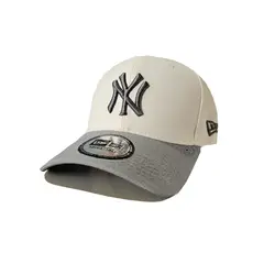 GENERICO - GORRA NEW YORK GRIS CON CREMA NEW ERA