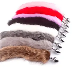 GENERICO - PLUG ANAL CON COLA COLOR ALEATORIO