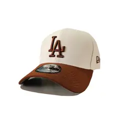 GENERICO - GORRA NEW ERA MARRON CON CREMA LOS ANGELES