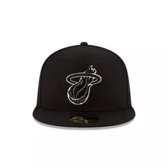 NEW ERA - Gorra 59Fifty Miami Heat NBA BlackWhite