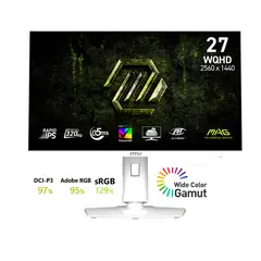 MSI - Monitor Gamer MAG 274QRFW X32 27 WQHD 320Hz Rapid IPS HDR400