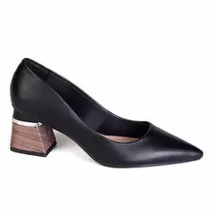 MIKAELA - ZAPATO MUJER VESTIR PRETO 20252-01