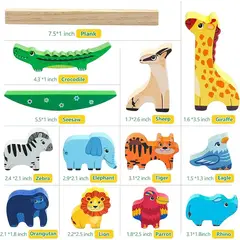 GENERICO - Juguetes de bloques de equilibrio apilables