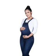 GENERICO - OVEROL DE MATERNIDAD HANLLEY TALLA XS / TALLA 26 MOMMY GLAM