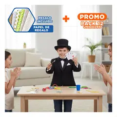 GENERICO - Pack12 Juego de Magia Abracadabra para Niños con Diversión y Aprendizaje Y+Papel Regalo