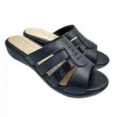 GENERICO - Sandalias Sueco en Cuero Legitimo en Taco 03cm