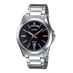 CASIO - RELOJ ORIGINAL MTP-1370D-1A2VDF NEGRO CAS-128