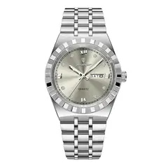 GENERICO - Reloj Poedagar Hombre Acero Plateado POE-40