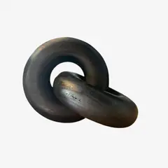 LAR DANIELSEN - Nudo decorativo de madera Knot - Acabado natural negro