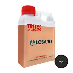 LOSARO - Tinte para Madera Color Negro 250 cc