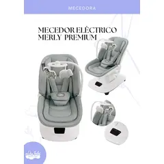BABY - Mecedora eléctrica Merly para bebé premium Green