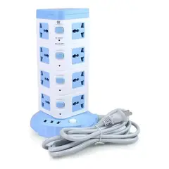 GENERICO - Torre Vertical Multiconexión 5 Niveles con 3 Puertos USB 220V