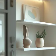 LAR DANIELSEN - Figura Decorativa Minimalista - Conejo