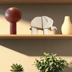 LAR DANIELSEN - Figura Decorativa Minimalista - Elefante