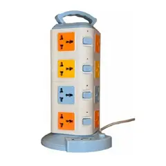 GENERICO - Torre Vertical Multiconexión 5 Niveles con 3 Puertos USB 220V