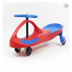 GENERICO - Carro Rojo Montable Infantil con Luces LED Ergonómico y Resistente