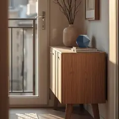 LAR DANIELSEN - Acento decorativo de forma goemétrica - Negro