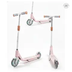 GENERICO - Scooter Rosa de Metal para Niño Celeste con Diseño Elegante Moderno y Minimalista