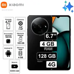 XIAOMI - Celular Redmi A3x 128GB 4GB Ram Color Negro