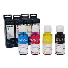 GENERICO - Kit Tinta Compatible gt52gt53 para Impresoras HP SmartTank GT5810, 115, 315, 318, 455
