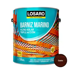 LOSARO - Barniz Marino color Cedro 0.25 Gl.