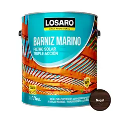 LOSARO - Barniz Marino color Nogal 0.25 Gl.