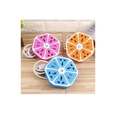 GENERICO - ENCHUFE TOMACORRIENTE EXTENSIÓN MÚLTIPLE 4 TOMAS + 4 PUERTOS USB