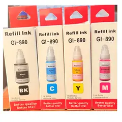 GENERICO - Kit Tinta Compatible GI-190 GI190 para Canon G2100 G3100 G3110 G4100 G4110