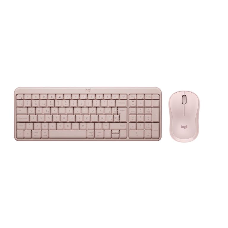 COMBO LOGITEC TECLADO K250 Y MOUSE M240 ROSADO