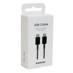 SAMSUNG - Cable Usb C a Usb C 18m 3A - Negro