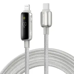 BASEUS - Cable Vipow Tipo-C a Lightning 20W 2M PD - Plata