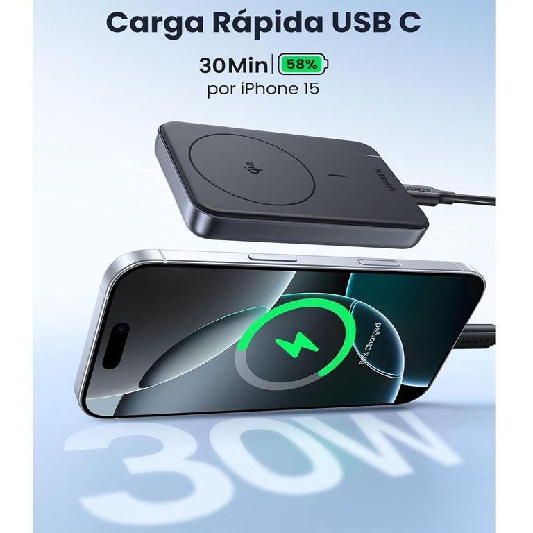 PowerBank Qi2 Magnetic 10000mAh 20w Para iPhone 16 17
