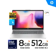 HP - LAPTOP 15-FD0152LA 15.6" TOUCH FHD IPS 1920 x 1080 / Core 5 120U / 8GB DDR4 - 512GB Freddos