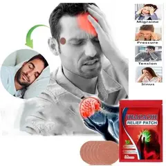 GENERICO - 10 parches para alivio de dolor de cabeza migrañas