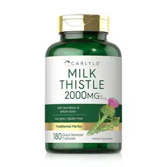 VITAMINA - Milk Thistle 2000mg (180 Cápsulas) – Carlyle