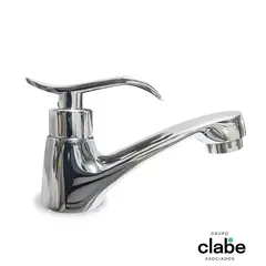 GENERICO - CAÑO LAVATORIO PALANCA BRONCE CROMADA VASTAGO DE BRONCE PESADO