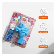 GENERICO - Varita De Burbujas De Unicornio Celeste Para Niñas