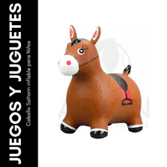 GENERICO - Caballo Saltarin inflable para Niños