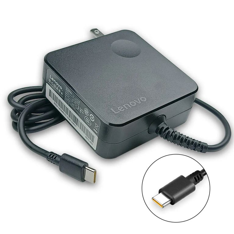 Cargador Laptop Tipo C 65W 20V 3.25A ThinkPad Yoga IdeaPad